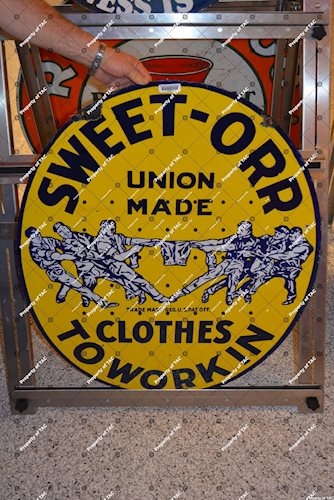 Sweet-Orr Clothes To Work In sign