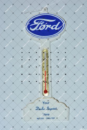 Ford (oval) logo Plastic Pole Thermometer