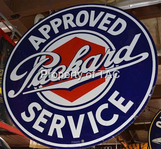 Packard Approved Service Porcelain Sign