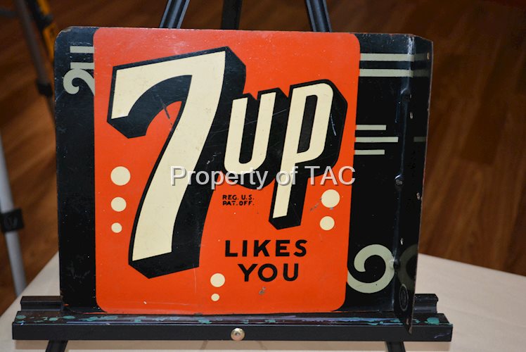 7up "Likes You" Metal Sign