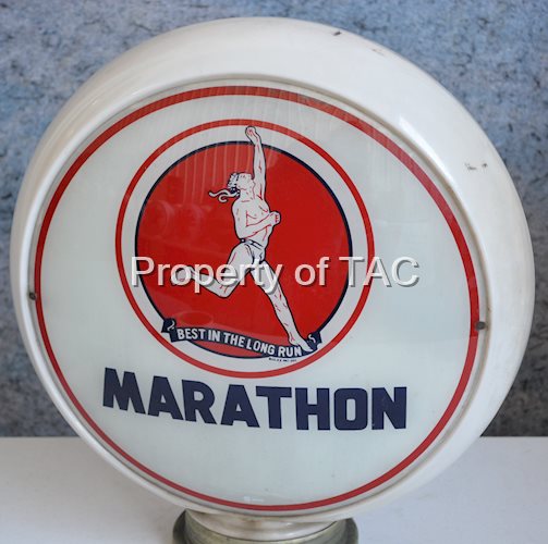 Marathon "Best in the Long Run" w/runner 13.5" Single Globe Lens
