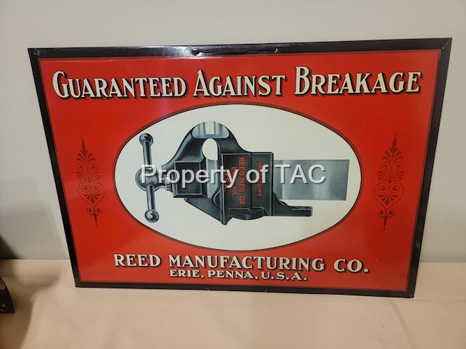 Reed Manufacturing co. Metal Sign
