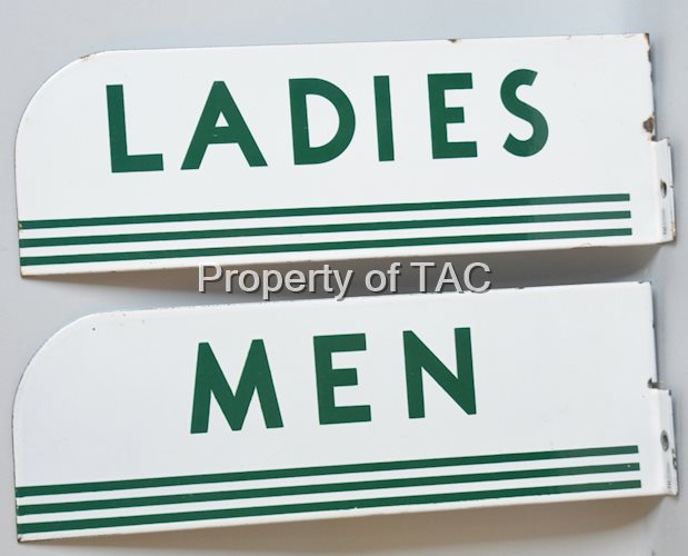 (Texaco) Men Ladies Rest Room Signs