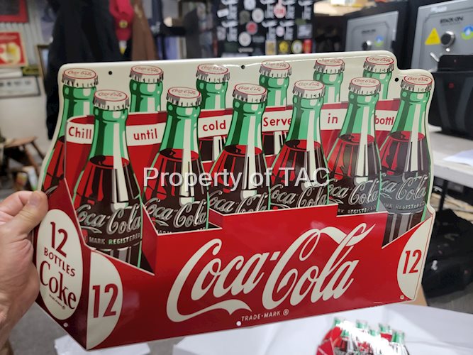 Coca-Cola Twelve-Pack Metal Sign