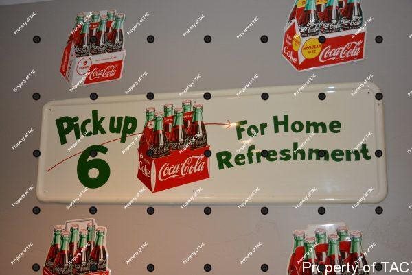 Coca-Cola Pickup 6 for home refreshment sign