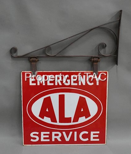 ALA Emergency Service Porcelain Sign