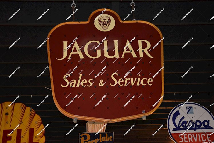 Jaguar Sales & Service sign