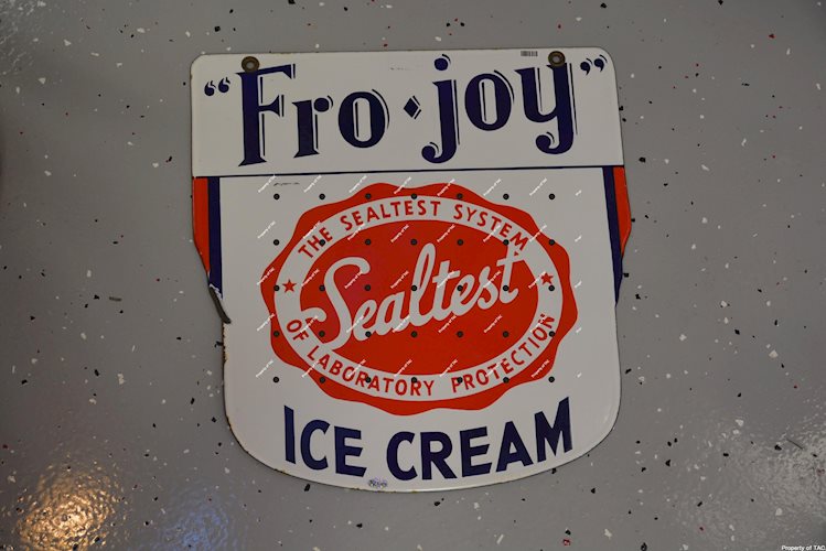 Sealtest Ice Cream Fro-Joy" sign"