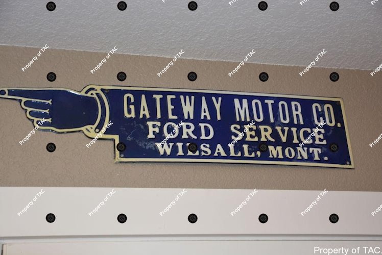 Gateway Motor Ford Service pointer sign