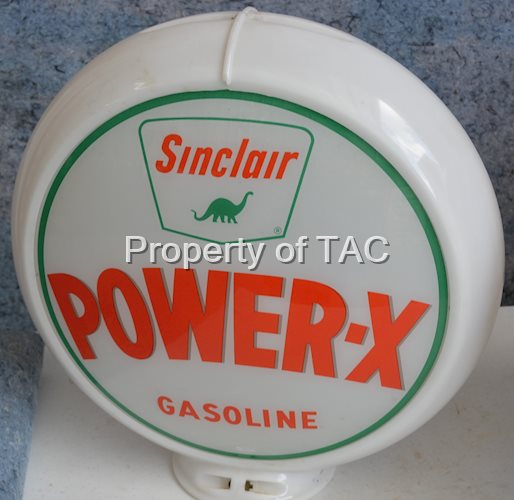Sinclair w/Dino Power-X Gasoline 13.5" Single Globe Lens
