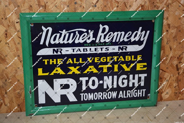 Natures Remedy Laxative Sign