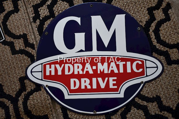 GM Hydro-Matic Drive Porcelain Sign
