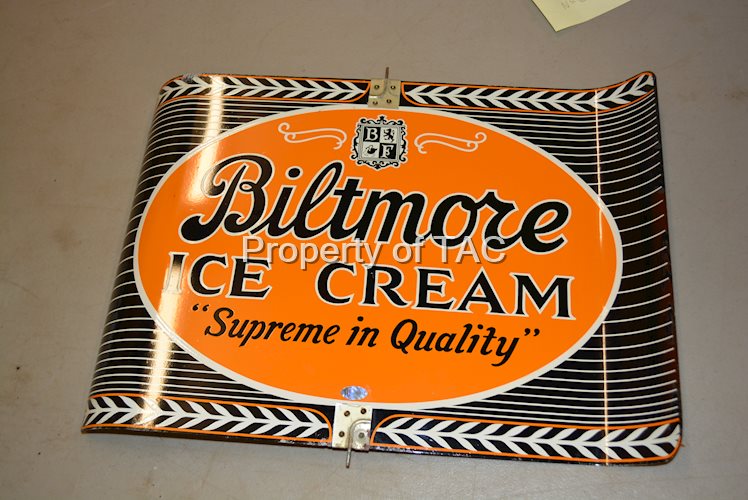 Biltmore Ice Cream Spinner Metal Sign