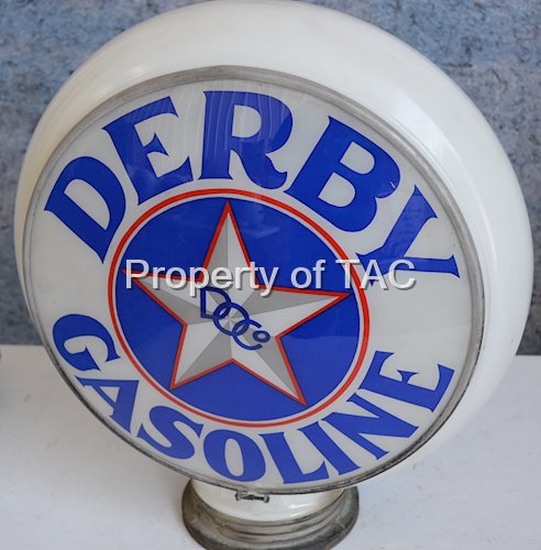 Derby w/DOC Star Logo Gasoline 13.25" Single Gill Globe Lens