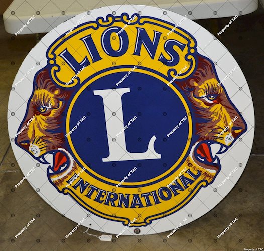 Lions International w/logo sign