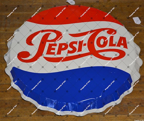 Pepsi-Cola Bottle Cap sign