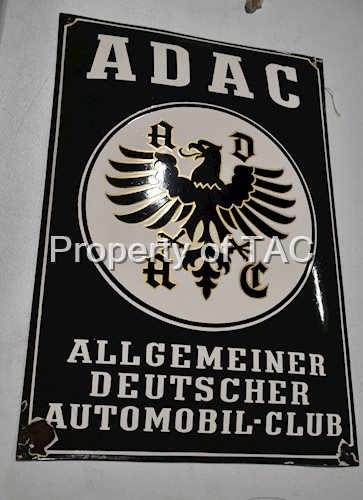 ADAC Automobil-Club Porcelain Sign