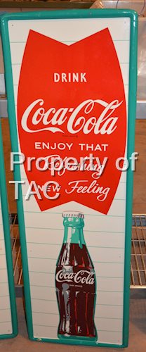 Drink Coca-Cola Enjoy That Refreshing New Feeling w/fishtail