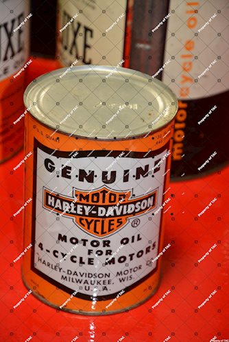 Harley Davidson Motor Oil quart can