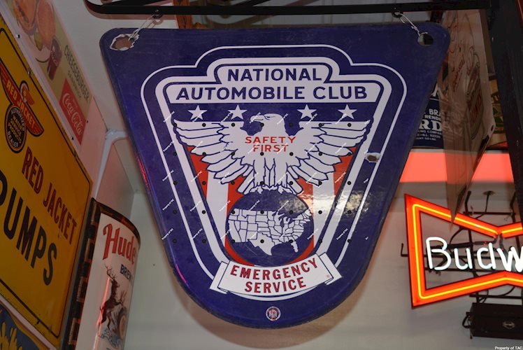 National Automobile Club sign