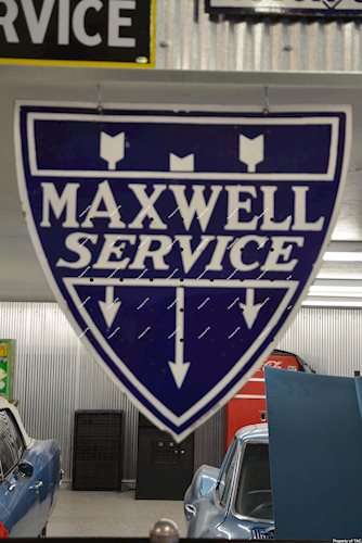 Maxwell Service sign,