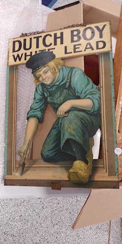 Dutch Boy White Lead (Paint) Metal Sign