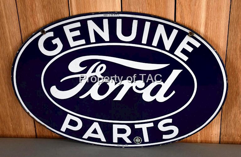 Genuine Ford Parts Porcelain Sign