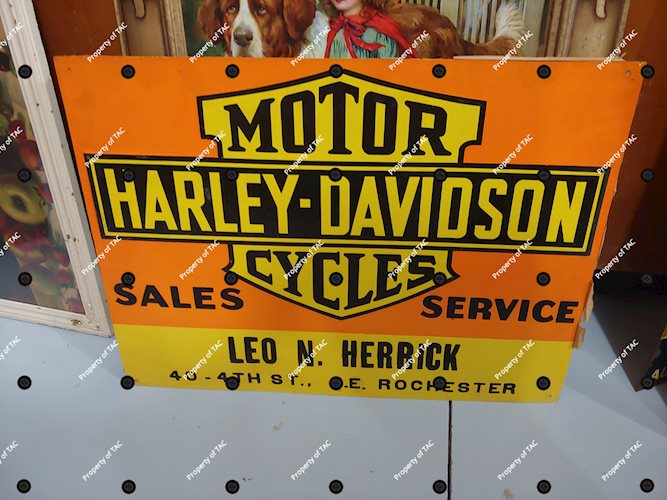 Harley-Davidson Sales Service Metal Sign