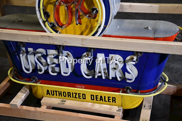 (Chevrolet) Used Cars Porcelain Neon Signs