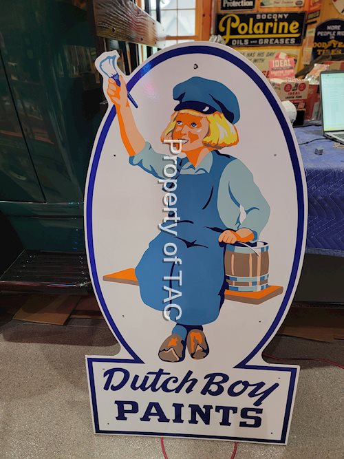 Dutch Boy Paints w/Logo Porcelain Sign