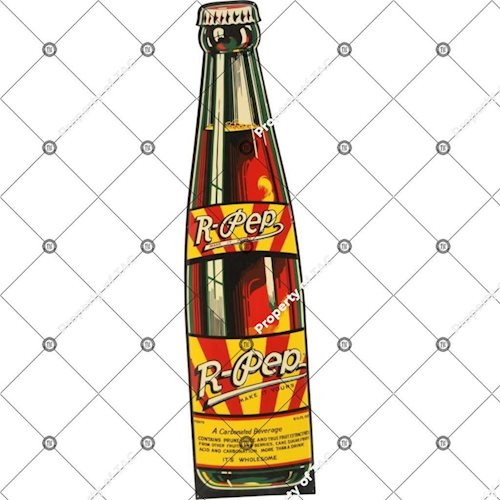 R-Pep bottle sign
