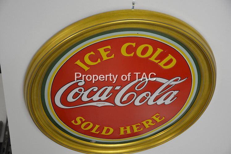 Ice Cold Coca-Cola Sold Here (curved letters)