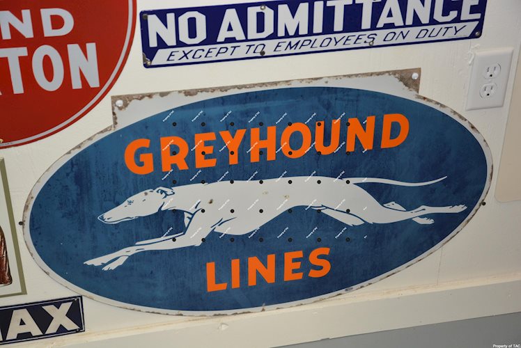 Greyhound Lines w/logo sign