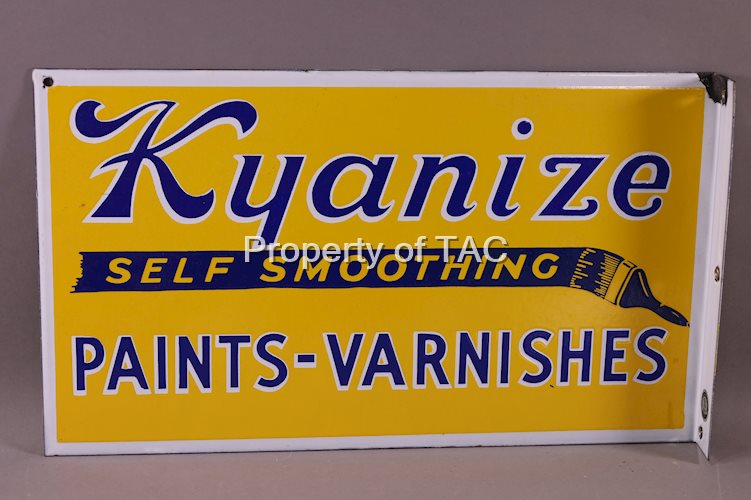 Kyanize Paints-Vanishes Porcelain Sign