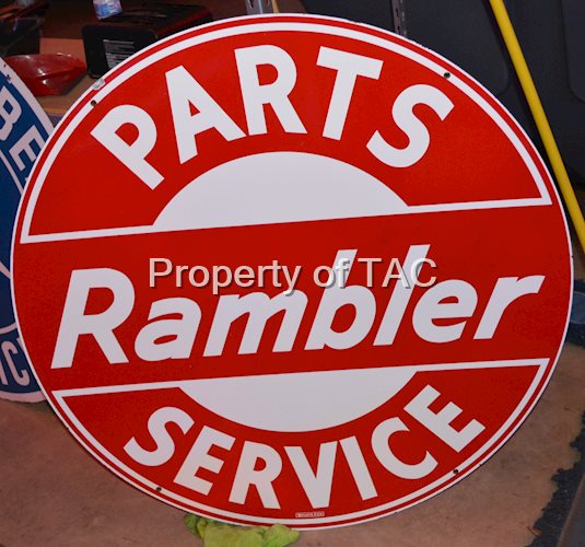 Rambler Parts Service Porcelain Sign (TAC)