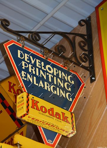 Kodak Developing Printing Enlarging Metal sign