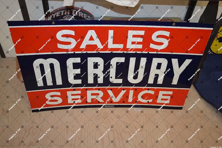 Mercury Sales Service sign