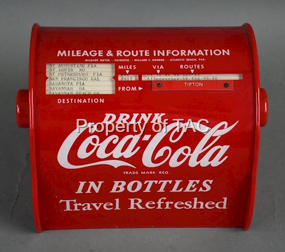 Coca-Cola Travel Refreshed Mileage Infor Plastic Machine