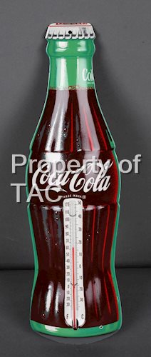 Coca-Coca Bottle Metal Thermometer (TAC)