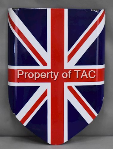 British Flag Shield Porcelain Sign