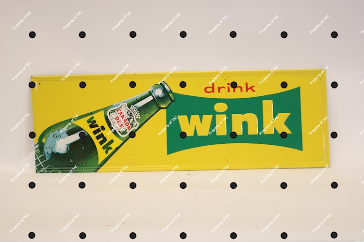 Drink Wink w/bottle sign