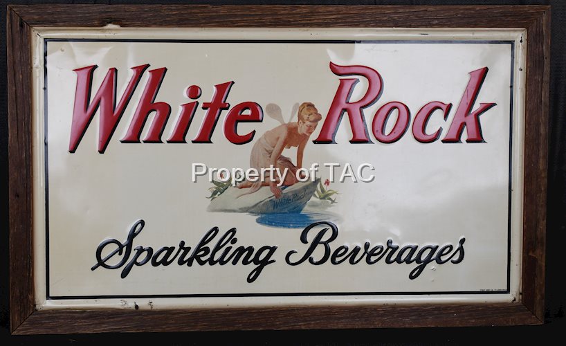 White Rock Sparkling Beverages Metal Sign
