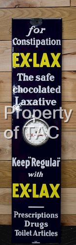 For Constipation Ex-Lax Porcelain Thermometer