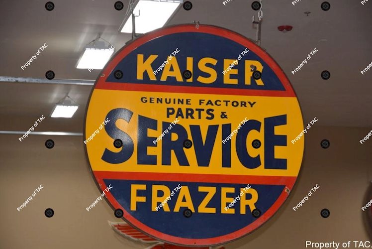Kaiser Frazer Genuine Factory Parts & Service sign