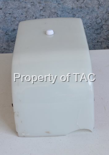 An original Shoe Box Milk Glass Globe Body