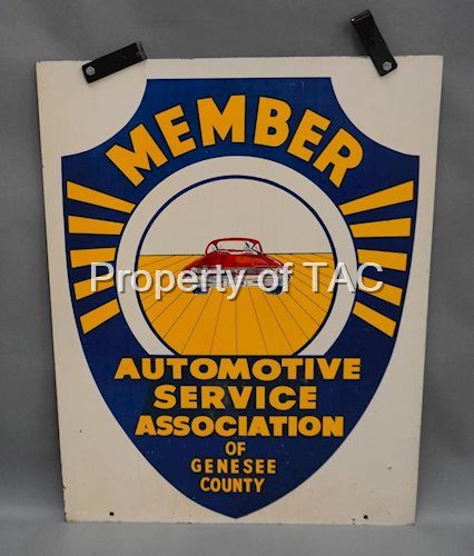 Automotive Service Association Member Metal Sign