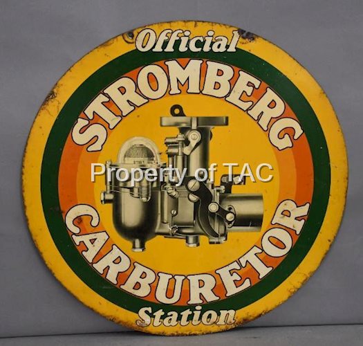 Official Stromberg Carburetor Station Metal Sign