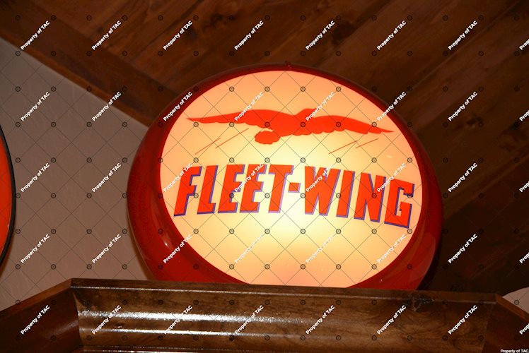Fleet-Wing w/bird 13.5 single globe lens"