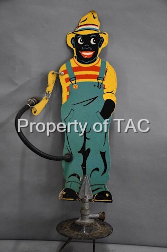 Black Man Lawn Sprinkler Metal