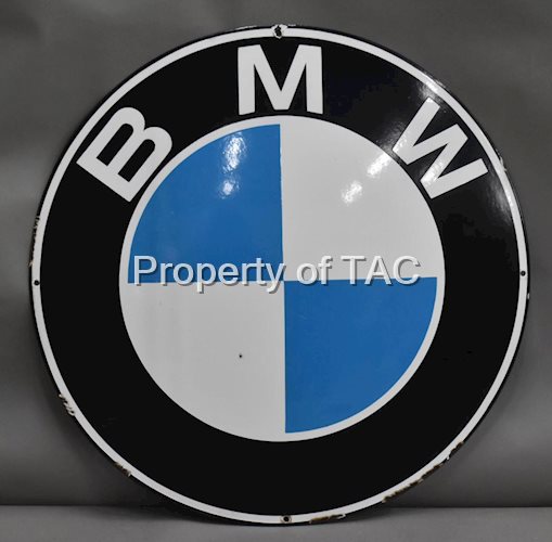 BMW Automotive Porcelain Sign